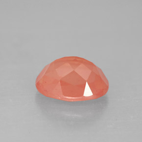 1,96 ctw natürlicher roter Andesin-Labradorit, Oval Schliff, VS