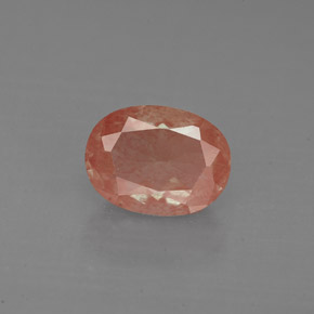 9,17 ctw natürlicher Honig-rot Andesin-Labradorit, Oval Schliff, VS