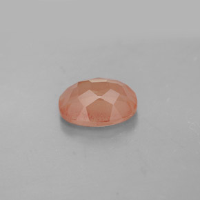 1,39 ctw natürlicher roter Andesin-Labradorit, Oval Schliff, VS