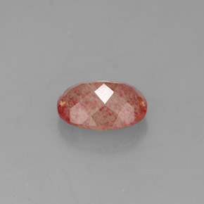 9,17 ctw natürlicher Honig-rot Andesin-Labradorit, Transparent, Transparent / Lichtdurchlässig