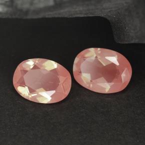 2.30 ct natürliche Honig-rot Andesin-Labradorit-Edelsteine, Oval Schliff, VS