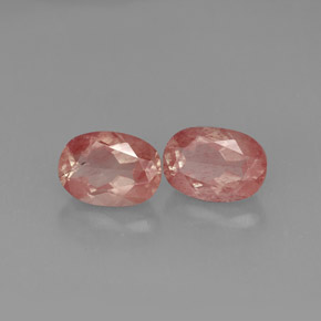  ct natürliche Honig-rot Andesin-Labradorit-Edelsteine, Transparent, Transparent / Lichtdurchlässig