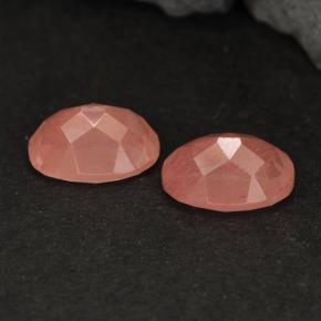 1,91 ct natürliche roter Andesin-Labradorit-Edelsteine, Oval Schliff, VVS-VS