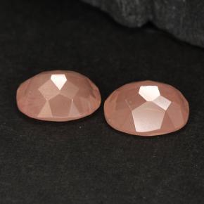 2,86 ct natürliche roter Andesin-Labradorit-Edelsteine, Oval Schliff, VVS-VS