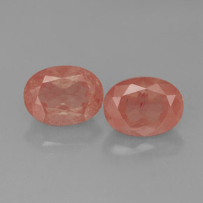  ct natürliche Honig-rot Andesin-Labradorit-Edelsteine, Oval Schliff, Lichtdurchlässig