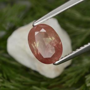 9,17 ctw natürlicher Honig-rot Andesin-Labradorit, Oval Schliff, VVS-VS