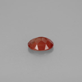 1,00 ctw natürlicher roter Andesin-Labradorit, Oval Schliff, VS