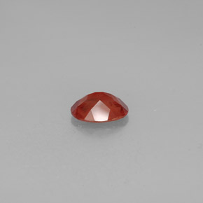 0,96 ctw natürlicher roter Andesin-Labradorit, Oval Schliff, VS
