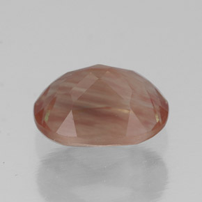 1,36 ctw natürlicher roter Andesin-Labradorit, Transparent, Transparent / Lichtdurchlässig