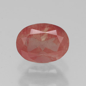 1,30 ctw natürlicher roter Andesin-Labradorit, Transparent, Transparent / Lichtdurchlässig