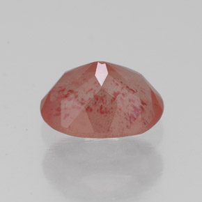 1,30 ctw natürlicher roter Andesin-Labradorit, Transparent, Transparent / Lichtdurchlässig