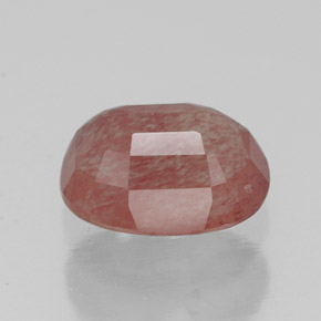 1,44 ctw natürlicher roter Andesin-Labradorit, Transparent, Transparent / Lichtdurchlässig