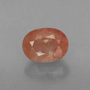 9,17 ctw natürlicher Honig-rot Andesin-Labradorit, Transparent, Transparent / Lichtdurchlässig