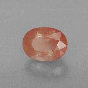 9,17 ctw natürlicher Honig-rot Andesin-Labradorit, Transparent, Transparent / Lichtdurchlässig