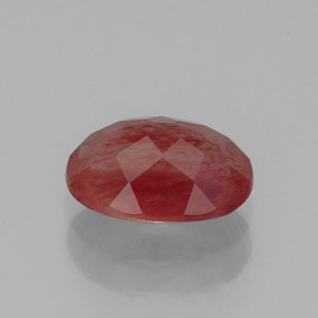 1,06 ctw natürlicher roter Andesin-Labradorit, Transparent, Transparent / Lichtdurchlässig