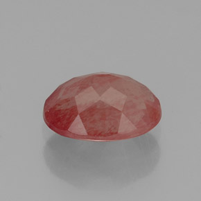 1,09 ctw natürlicher roter Andesin-Labradorit, Transparent, Transparent / Lichtdurchlässig