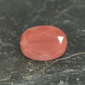 1,38 ctw natürlicher roter Andesin-Labradorit, Oval Schliff, VVS-VS