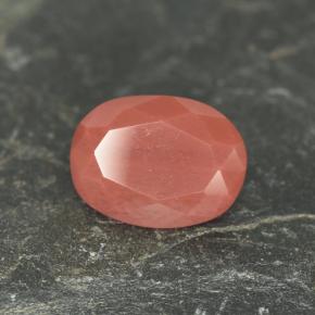 1,38 ctw natürlicher roter Andesin-Labradorit, Oval Schliff, VVS-VS