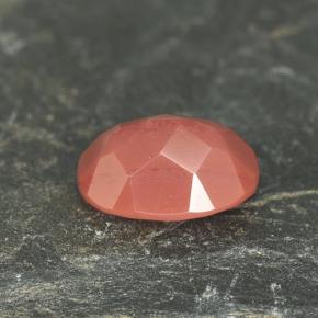 1,38 ctw natürlicher roter Andesin-Labradorit, Oval Schliff, VVS-VS