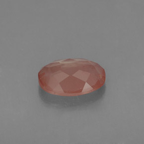 1,07 ctw natürlicher roter Andesin-Labradorit, Oval Schliff, VVS-VS