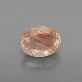 9,17 ctw natürlicher Honig-rot Andesin-Labradorit, Transparent, Transparent / Lichtdurchlässig