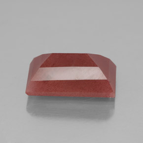 4,12 ctw natürlicher roter Andesin-Labradorit, Transparent, Transparent / Lichtdurchlässig