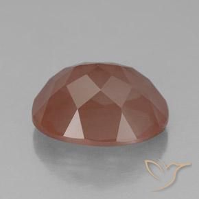9,17 ctw natürlicher Warmes Orange Andesin-Labradorit, Oval, Transparent