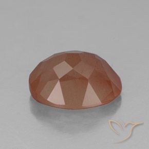 9,17 ctw natürlicher Warmes Orange Andesin-Labradorit, Oval, Transparent / Lichtdurchlässig