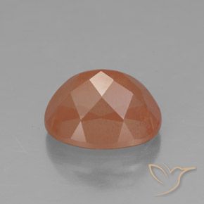 9,17 ctw natürlicher Mittelorange Andesin-Labradorit, Oval, Transparent / Lichtdurchlässig