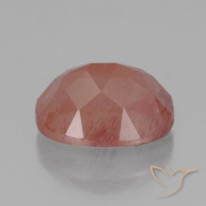 9,17 ctw natürlicher Mittelrot Andesin-Labradorit, Oval, Transparent / Lichtdurchlässig
