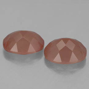  ct natürliche Honig-orange Andesin-Labradorit-Edelsteine, Oval Schliff, Transparent