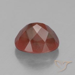 9,17 ctw natürlicher Mittelrot Andesin-Labradorit, Oval, Transparent
