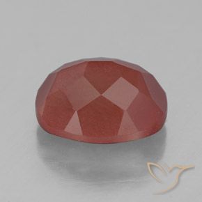 9,17 ctw natürlicher Mittelrot Andesin-Labradorit, Oval, Transparent / Lichtdurchlässig