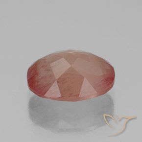 9,17 ctw natürlicher Blutrot Andesin-Labradorit, Oval, Transparent / Lichtdurchlässig