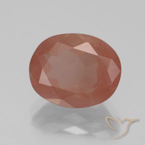 9,17 ctw natürlicher Mittelrot Andesin-Labradorit, Oval, Transparent