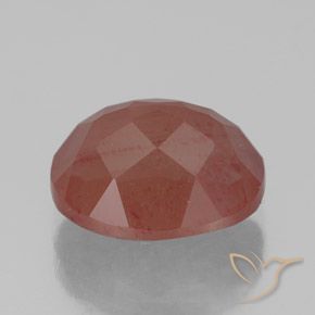 9,17 ctw natürlicher Mittelrot Andesin-Labradorit, Oval, Transparent / Lichtdurchlässig