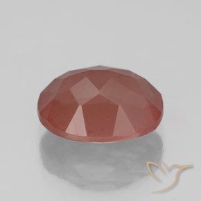 9,17 ctw natürlicher Blush Rot Andesin-Labradorit, Oval, Transparent / Lichtdurchlässig