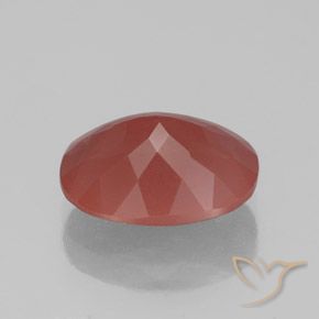 9,17 ctw natürlicher Blush Rot Andesin-Labradorit, Oval, Transparent / Lichtdurchlässig