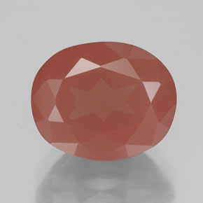 9,17 ctw natürlicher Honig-rot Andesin-Labradorit, Transparent, Transparent / Lichtdurchlässig