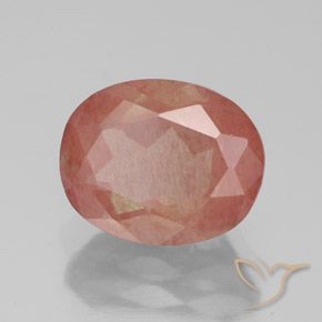 9,17 ctw natürlicher Mittelrot Andesin-Labradorit, Oval, Transparent
