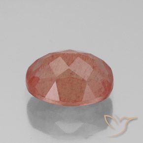 9,17 ctw natürlicher Mittelrot Andesin-Labradorit, Oval, Transparent