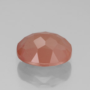 2,79 ctw natürlicher roter Andesin-Labradorit, Oval Schliff, Lichtdurchlässig