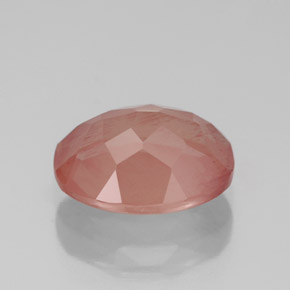2,57 ctw natürlicher roter Andesin-Labradorit, Transparent, Transparent / Lichtdurchlässig