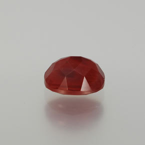 1,63 ctw natürlicher roter Andesin-Labradorit, Oval Schliff, Lichtdurchlässig