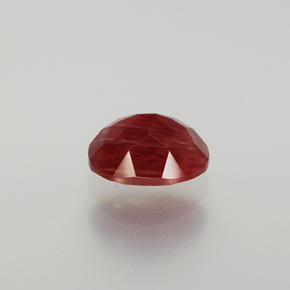 1,47 ctw natürlicher roter Andesin-Labradorit, Oval Schliff, Lichtdurchlässig