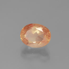 9,17 ctw natürlicher Honig-orange Andesin-Labradorit, Oval Schliff, Transparent