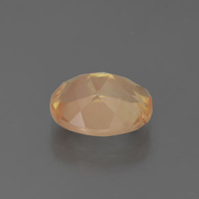 2,76 ctw natürlicher orangefarbener Andesin-Labradorit, Oval Schliff, Transparent