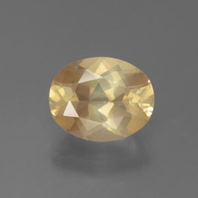 2,58 ctw natürlicher goldener Andesin-Labradorit, Oval Schliff, Transparent
