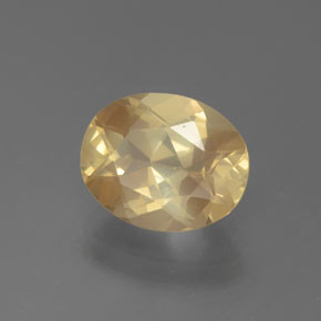 2,58 ctw natürlicher goldener Andesin-Labradorit, Oval Schliff, Transparent