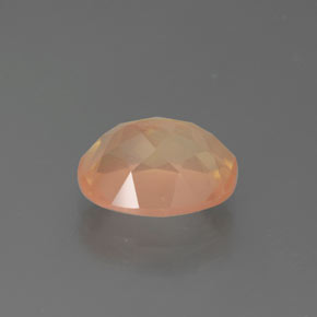 2,72 ctw natürlicher orangefarbener Andesin-Labradorit, Oval Schliff, Transparent